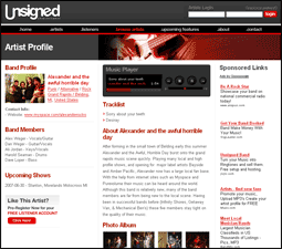 Unsigned - Artist's Page