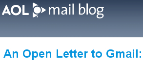 AOL Mail Blog: An Open Letter... 