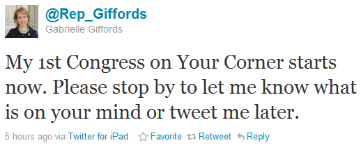 @rep_giffords on Twitter