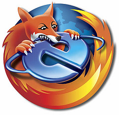 Mozilla Firefox Taking a Bite out of IE